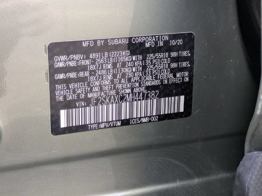 2021 Subaru Forester Touring